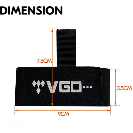 Adjustable,Holds Gloves Vgo 3PCS Black Nylon Glove Holders,Glove Strap GH0001